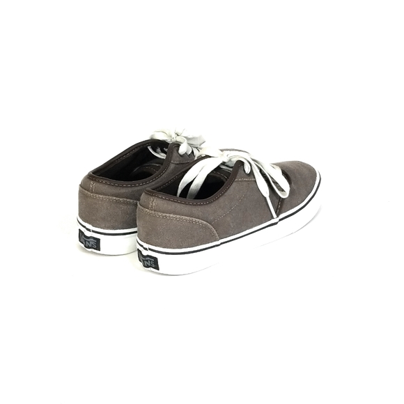 Vans Atwood Washed Brown Canvas Low Top Skater Shoes Sneakers Mens Size 7.5 - Picture 3 of 10